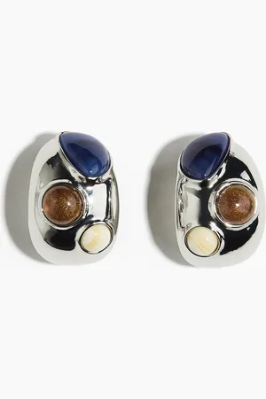 H&M Bead-detail dome earrings