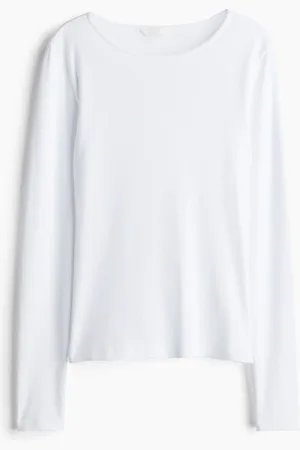 H&M Ribbed jersey top
