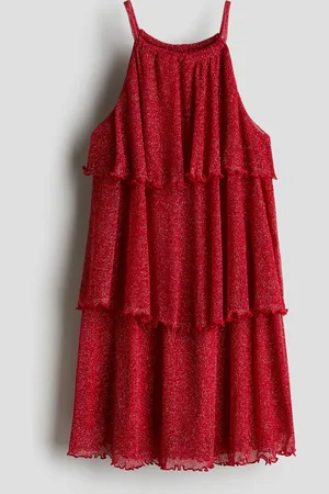 H&M Shimmering tiered dress