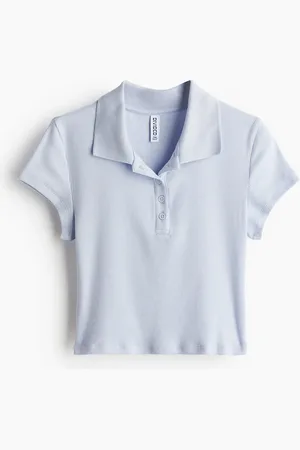 H&M Ribbed polo shirt
