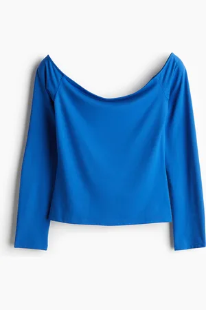H&M Off-the-shoulder jersey top