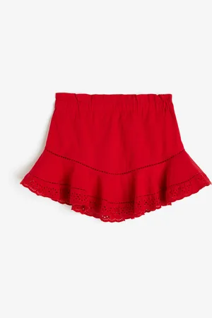 H&M Broderie anglaise paper bag skirt
