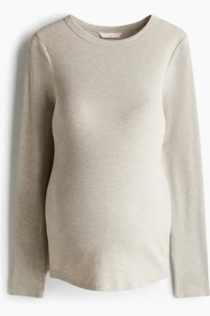 H&M MAMA Ribbed jersey top