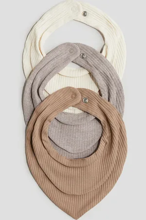 H&M 3-pack ribbed triangular scarves