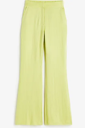 H&M Flared viscose trousers