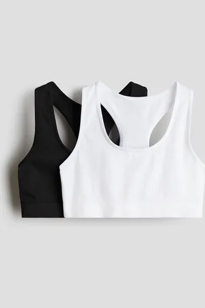 H&M 2-pack seamless tops