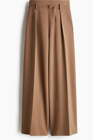 H&M Wide belted trousers
