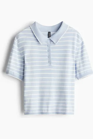 H&M Fine-knit polo shirt