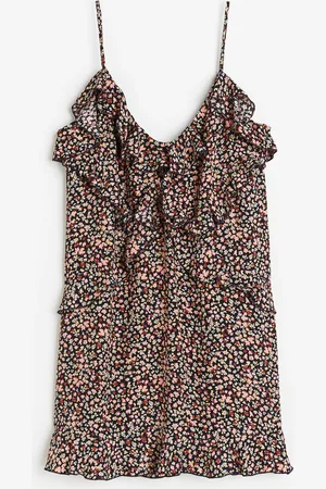 H&M Flounce-detail mini dress