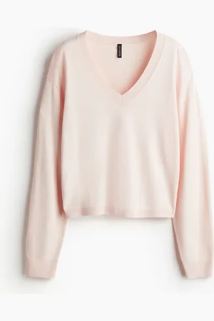 H&M Fine-knit V-neck jumper