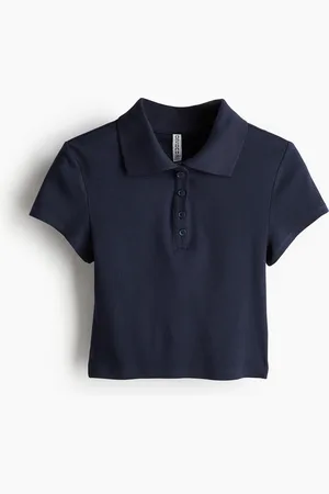 H&M Ribbed polo shirt