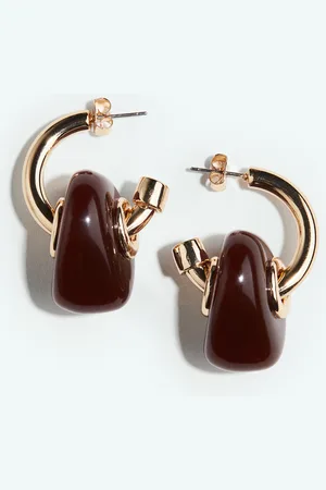 H&M Pendant hoop earrings