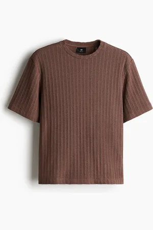 H&M Regular Fit Crochet-look T-shirt