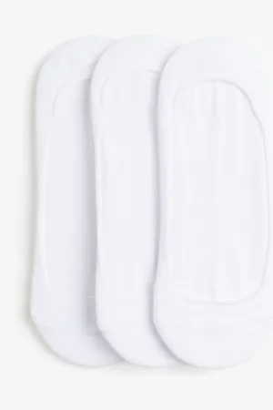 H&M 3-pack no-show socks