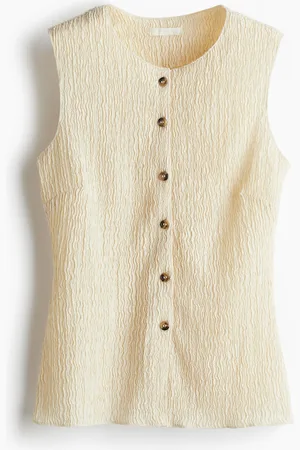 H&M Textured jersey waistcoat