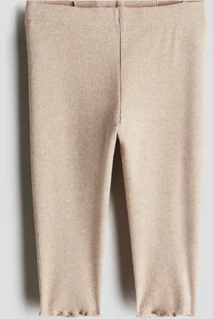 H&M Ribbed cotton leggings