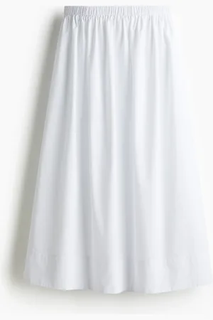 H&M Cotton midi skirt