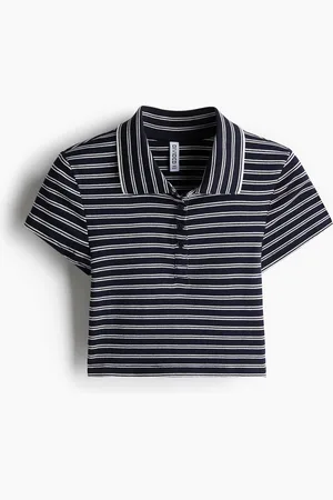 H&M Ribbed polo shirt
