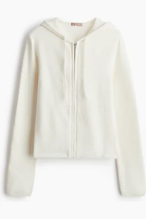 H&M Zip-through chenille hoodie