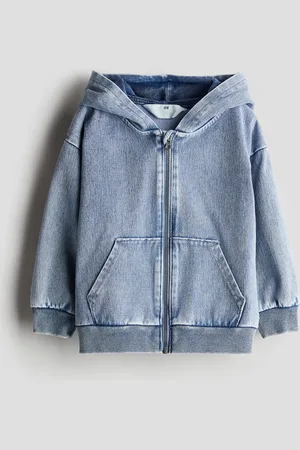 H&M Zip-through twill hoodie