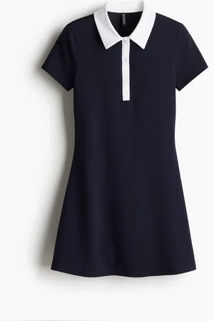 H&M Flared-skirt polo dress