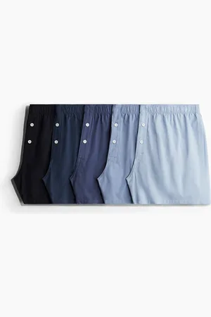 H&M 5-pack woven cotton boxer shorts