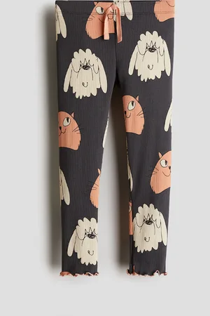 H&M Printed cotton leggings