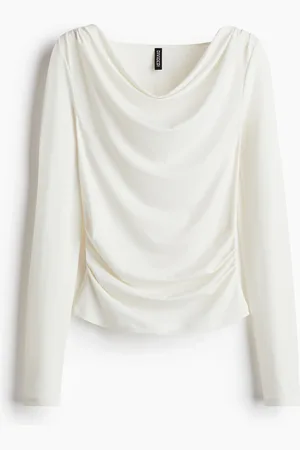 H&M Draped jersey top