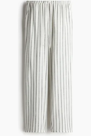 H&M Straight drawstring trousers