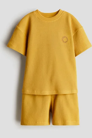 H&M 2-piece waffled cotton set