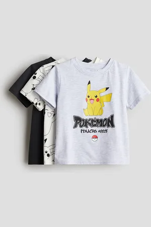 H&M 3-pack printed T-shirts