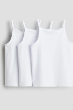 H&M 3-pack jersey vest tops