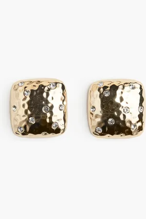 H&M Rhinestone-embellished earrings
