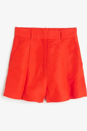 H&M Linen-blend Bermuda shorts