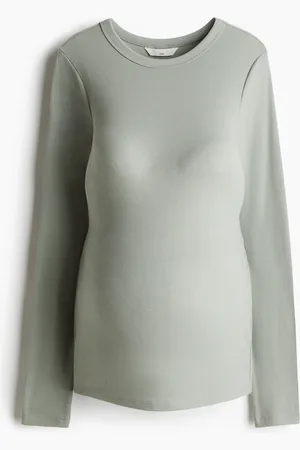 H&M MAMA Ribbed jersey top
