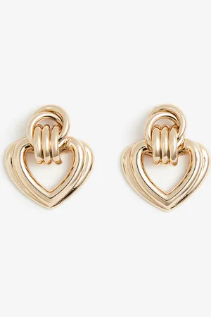 H&M Heart-shaped earrings