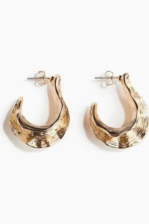 H&M Organic-shaped hoop earrings