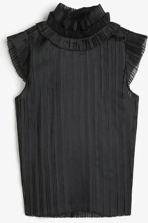 H&M Frilled pleated top