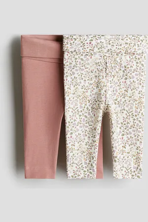 H&M 2-pack cotton jersey leggings