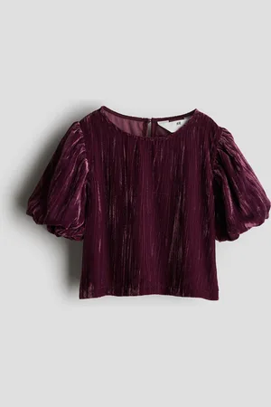 H&M Puff-sleeved top