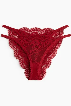 H&M 2-pack lace tanga briefs
