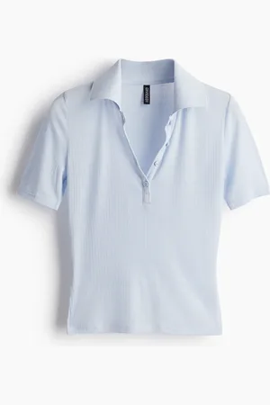 H&M Ribbed polo shirt