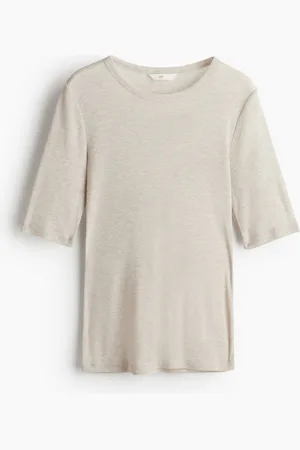 H&M Fine-knit T-shirt