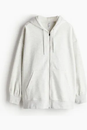 H&M Oversized zip-through hoodie