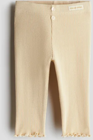 H&M Ribbed cotton leggings