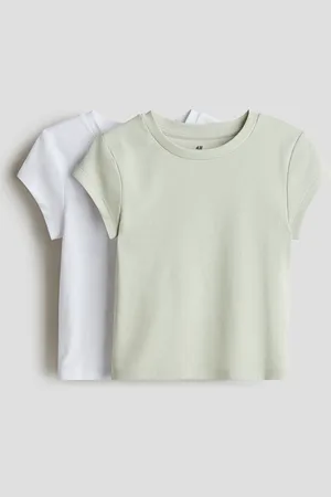 H&M 2-pack cotton jersey tops