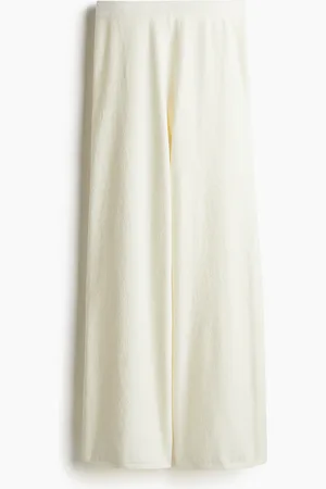 H&M Bouclé-knit trousers