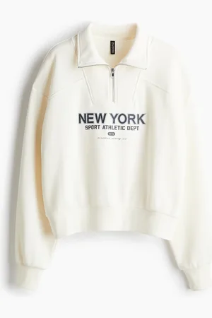 H&M Motif-detail zip-top sweatshirt
