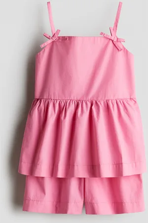 H&M 2-piece cotton poplin set