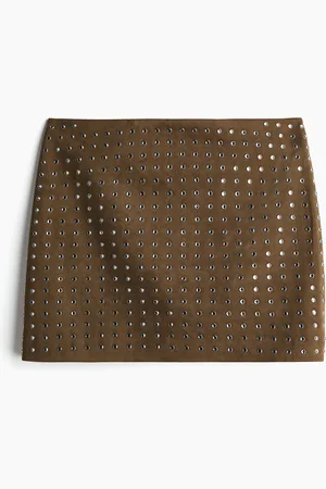 H&M Rhinestone-emnbellished mini skirt